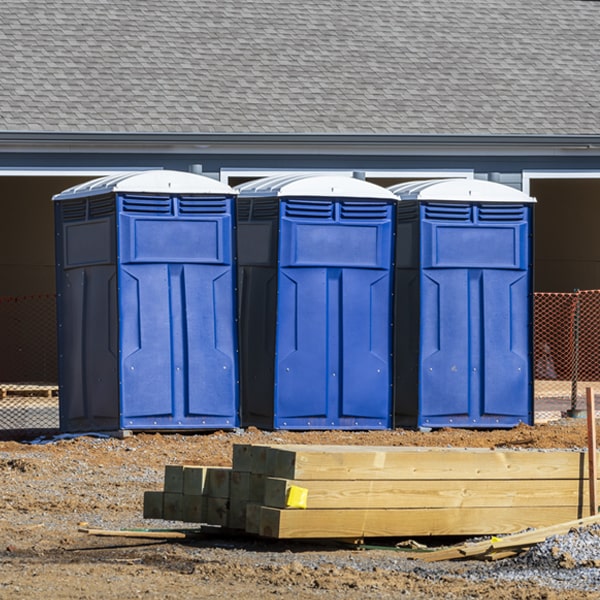 do you offer hand sanitizer dispensers inside the portable restrooms in Hadlyme CT